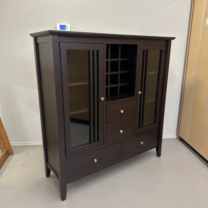Fusion Sideboard Winerack - Solid Wood