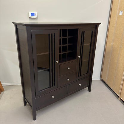Fusion Sideboard Winerack - Solid Wood