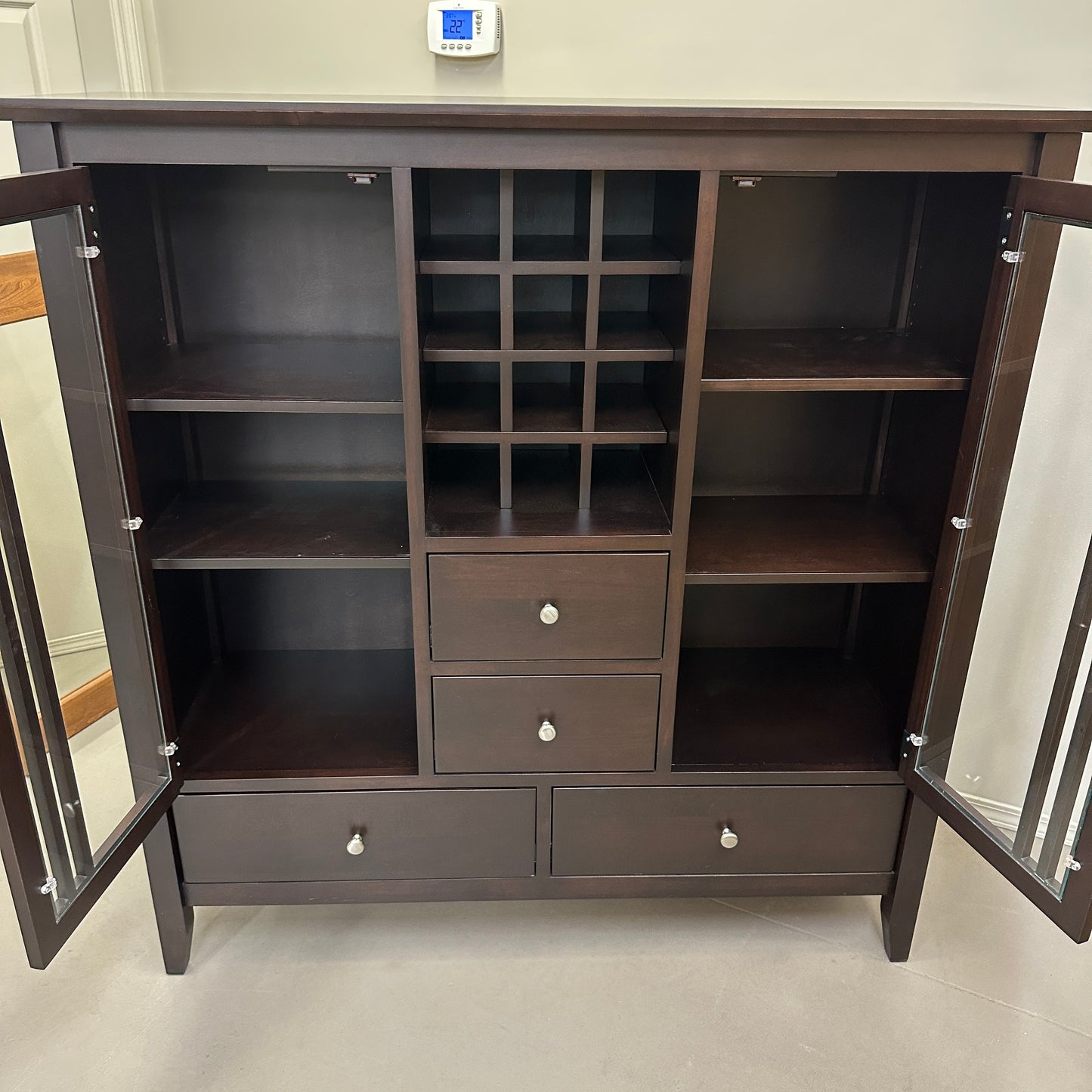 Fusion Sideboard Winerack - Solid Wood