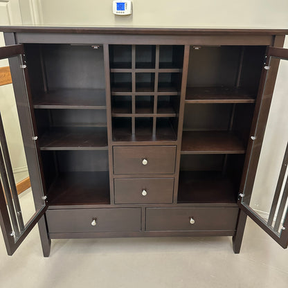 Fusion Sideboard Winerack - Solid Wood