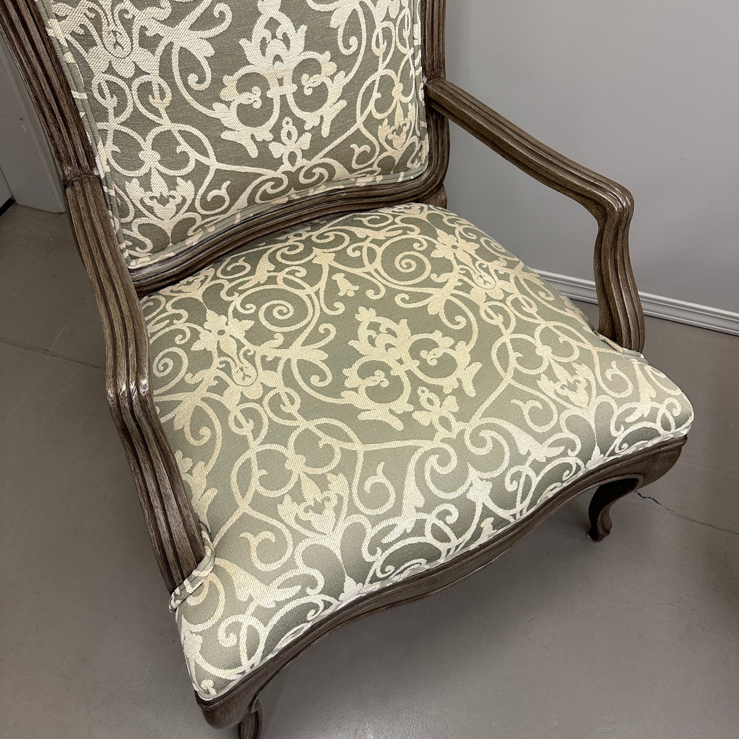Louis XV Style Accent Arm Chairs (x2)