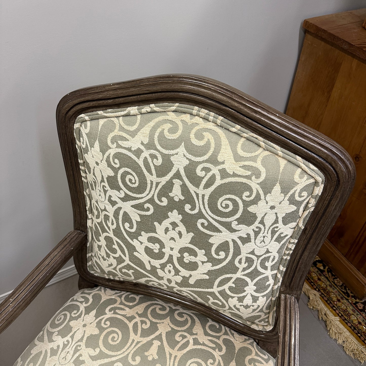 Louis XV Style Accent Arm Chairs (x2)