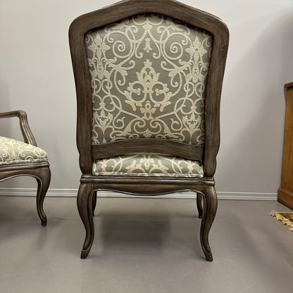 Louis XV Style Accent Arm Chairs (x2)