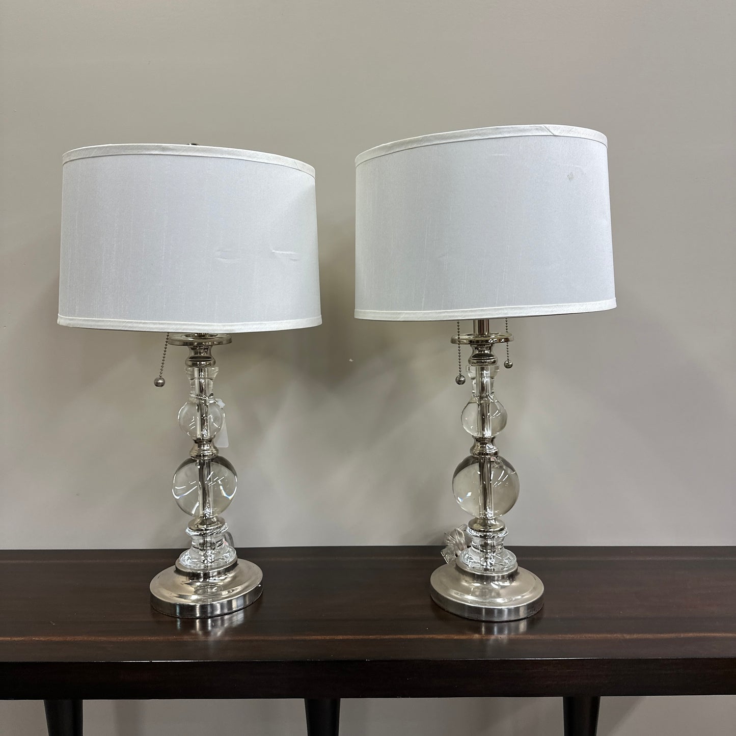 Dashwood Oval Crystal Table Lamp (x2)