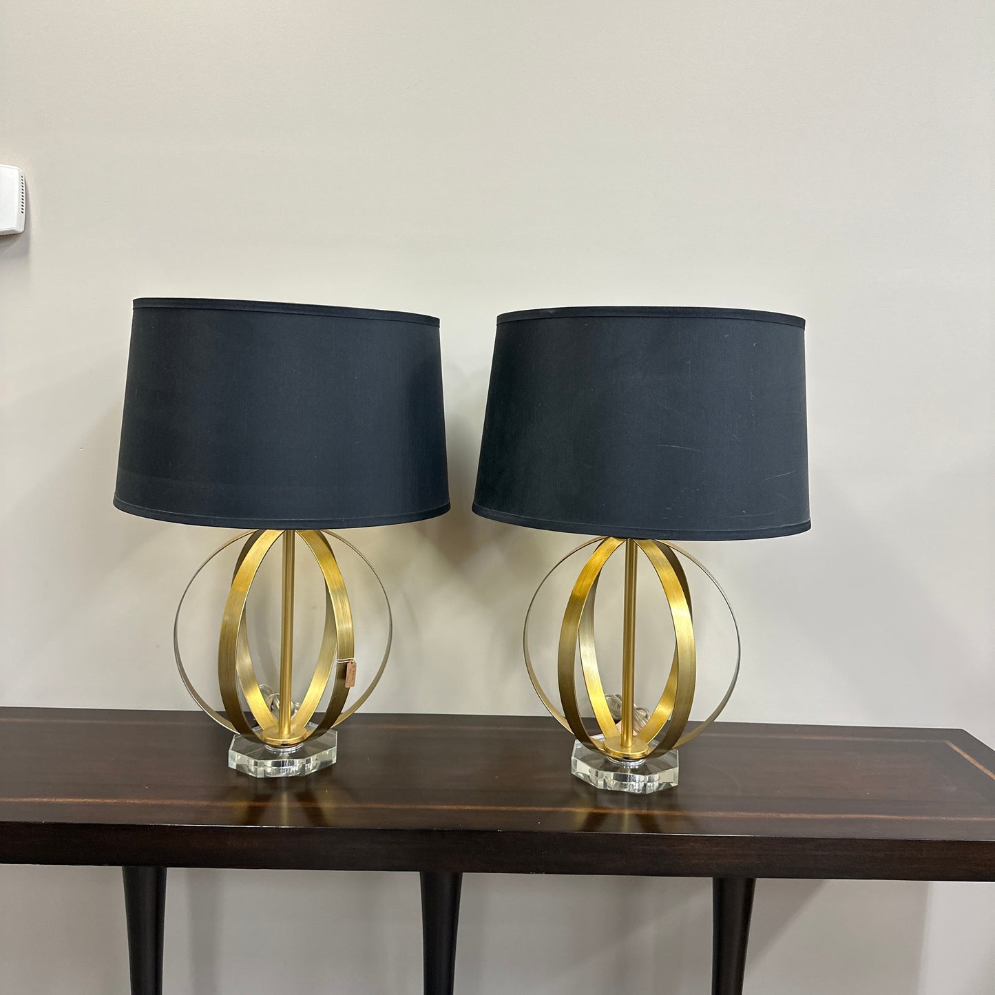 Black & Gold Table Lamp (x2)