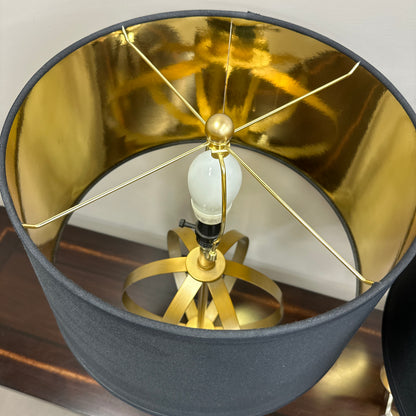 Black & Gold Table Lamp (x2)