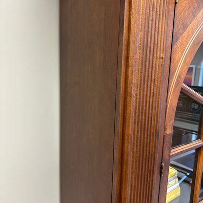 Ethan Allen Arched Glass Display Cabinet