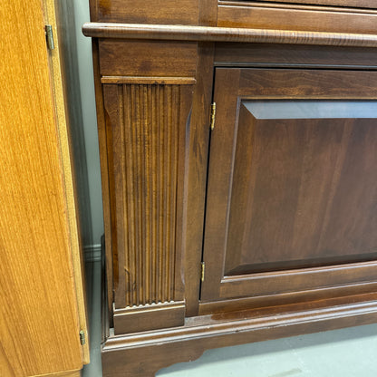 Ethan Allen Arched Glass Display Cabinet
