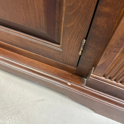 Ethan Allen Arched Glass Display Cabinet
