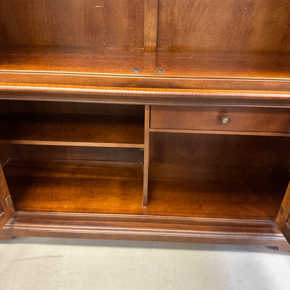 Ethan Allen Arched Glass Display Cabinet