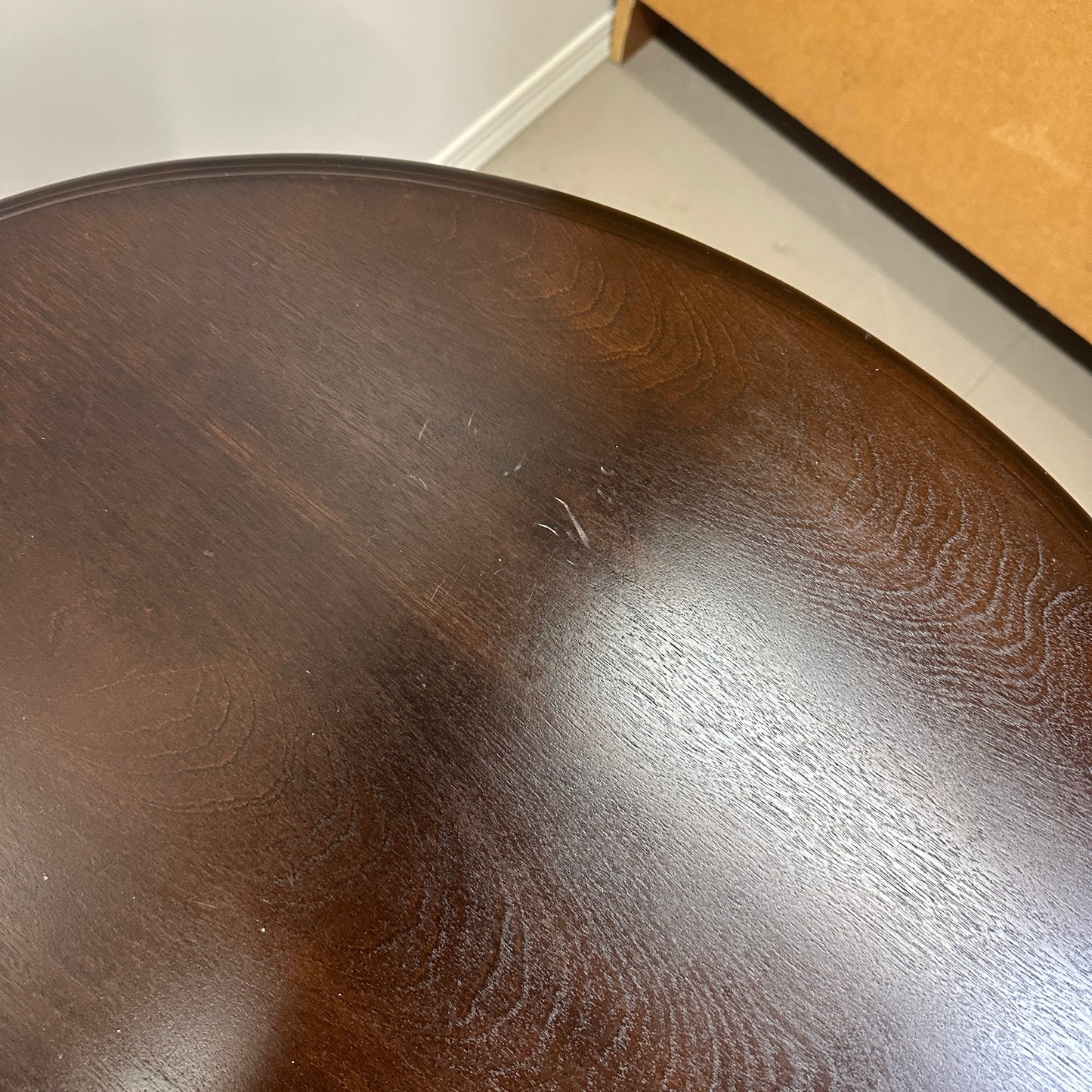 Modern Dark Oval Side Tables Set