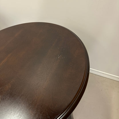 Modern Dark Oval Side Tables Set