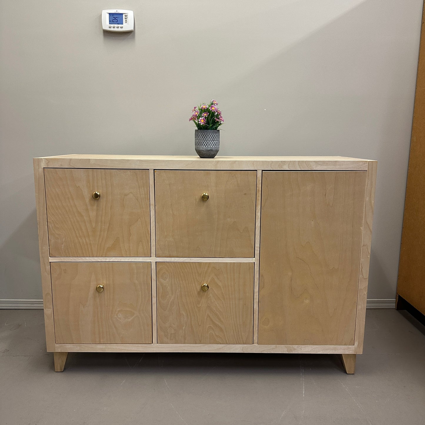 Solid Wood Storage Sideboard