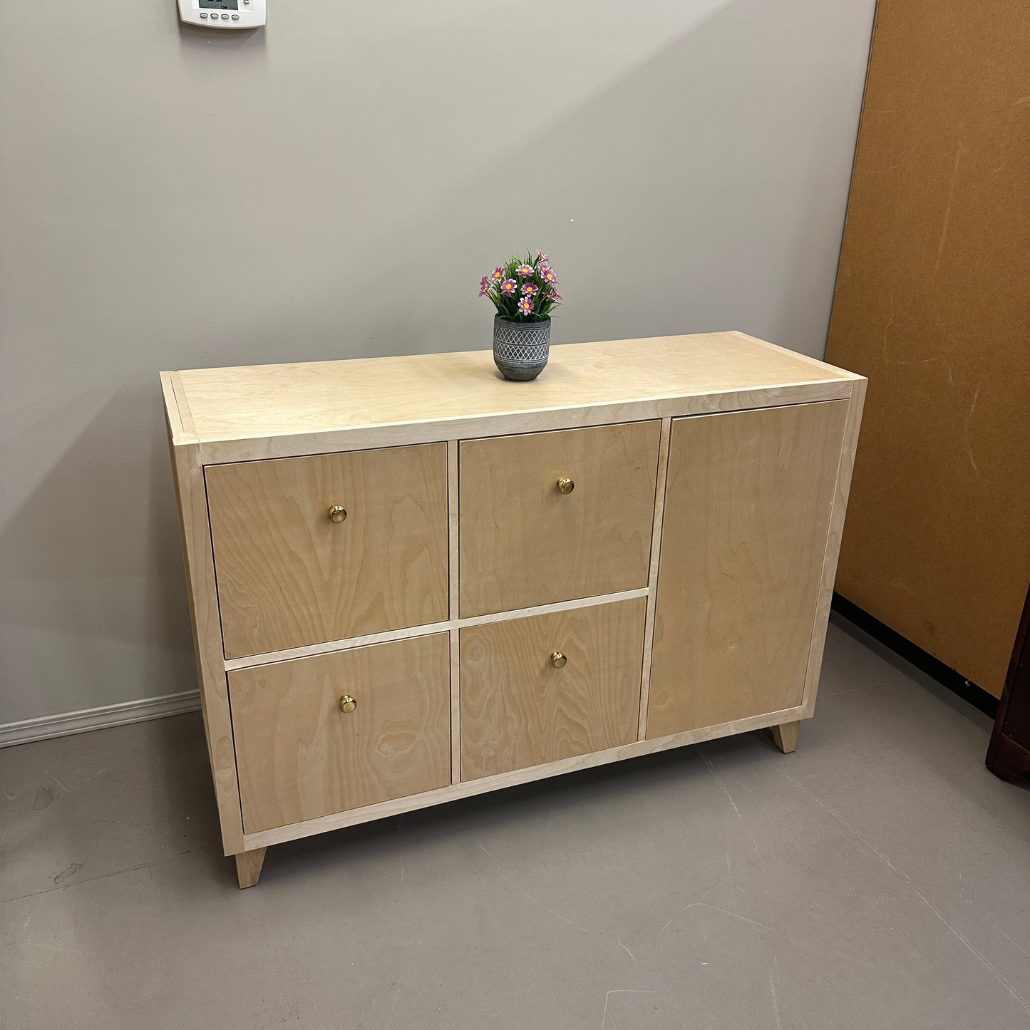 Solid Wood Storage Sideboard