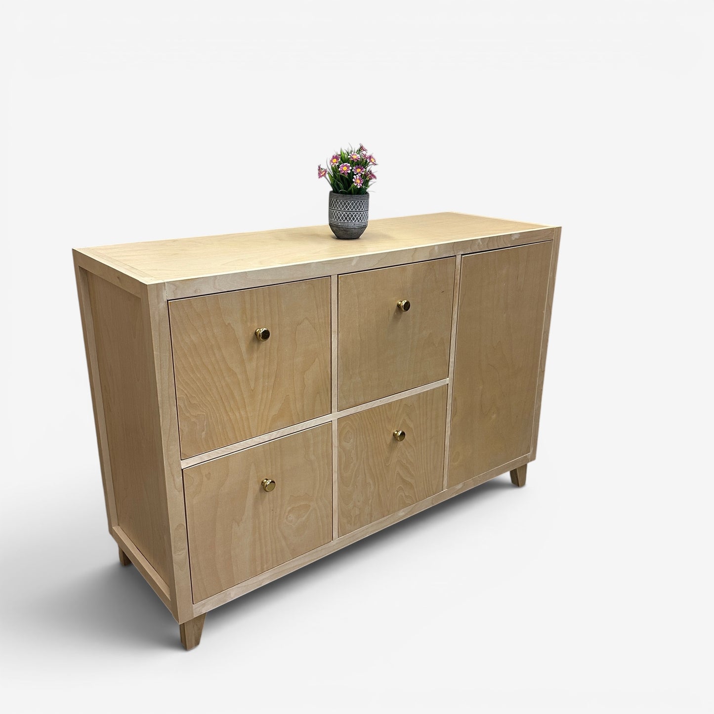 Solid Wood Storage Sideboard