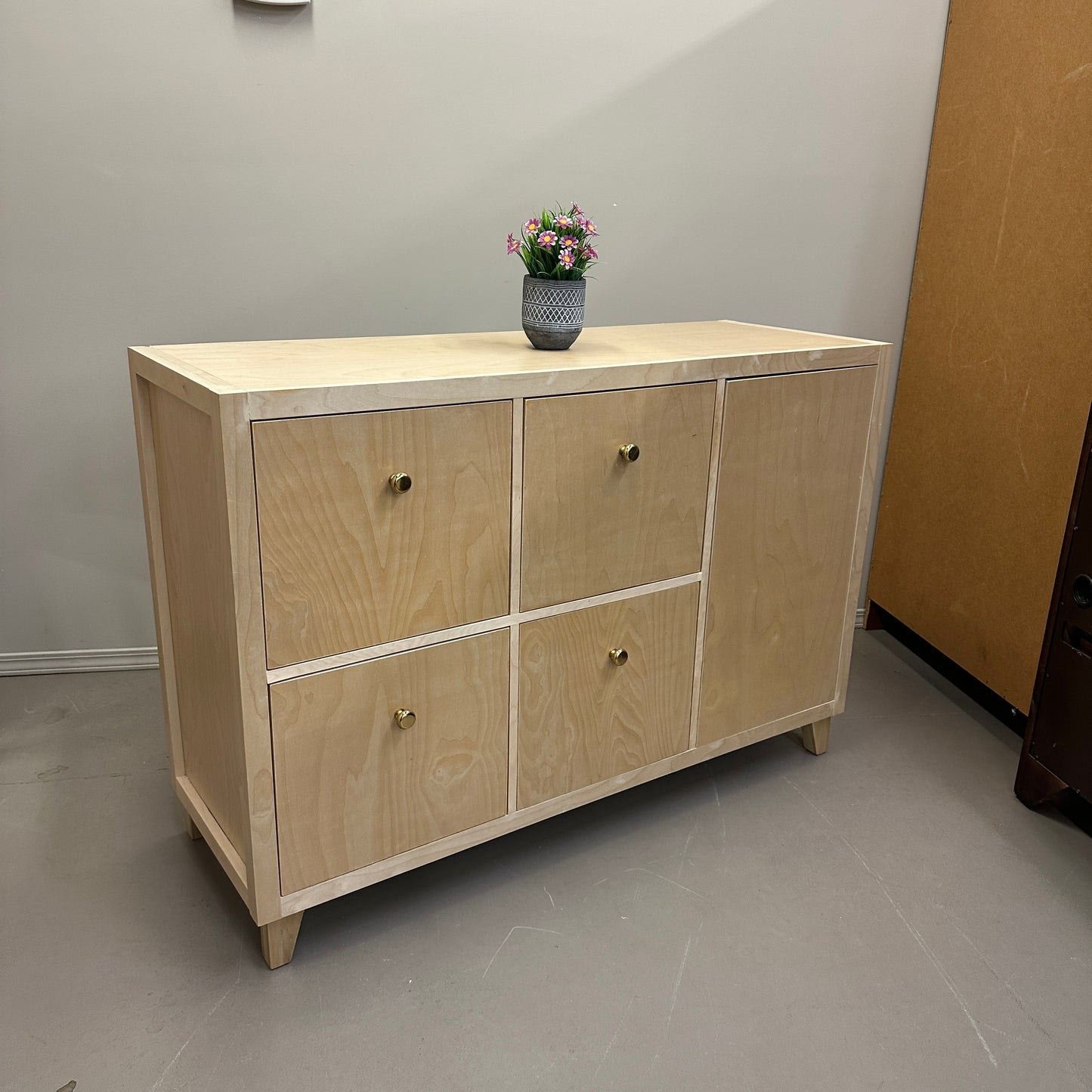 Solid Wood Storage Sideboard
