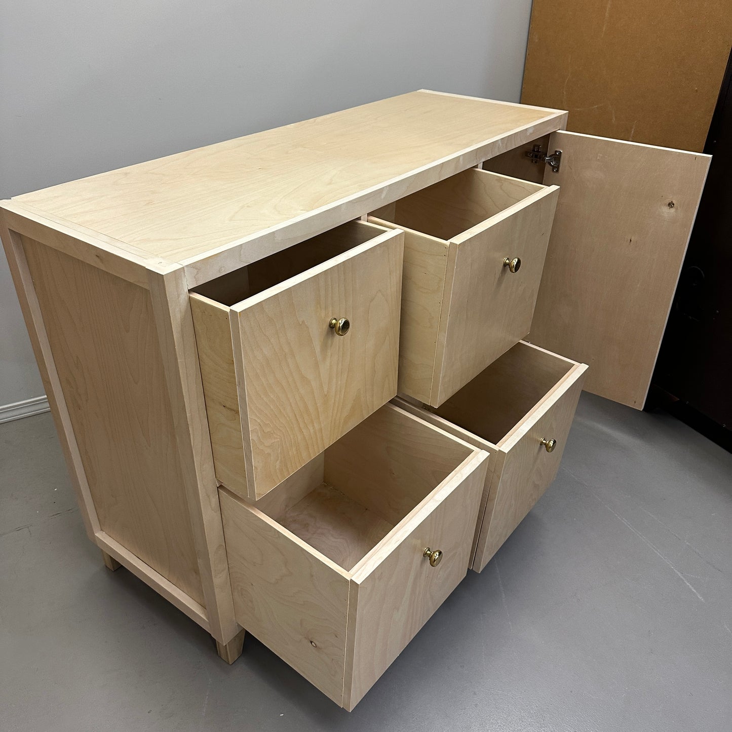 Solid Wood Storage Sideboard