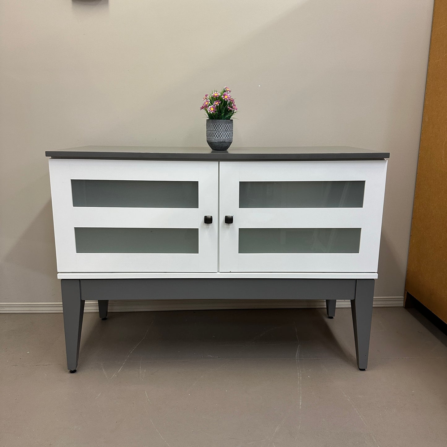 Grey & White Modern Sideboard