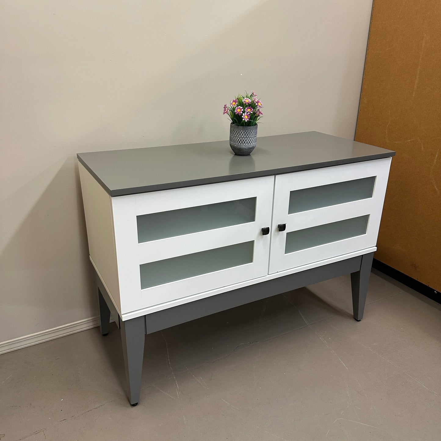 Grey & White Modern Sideboard