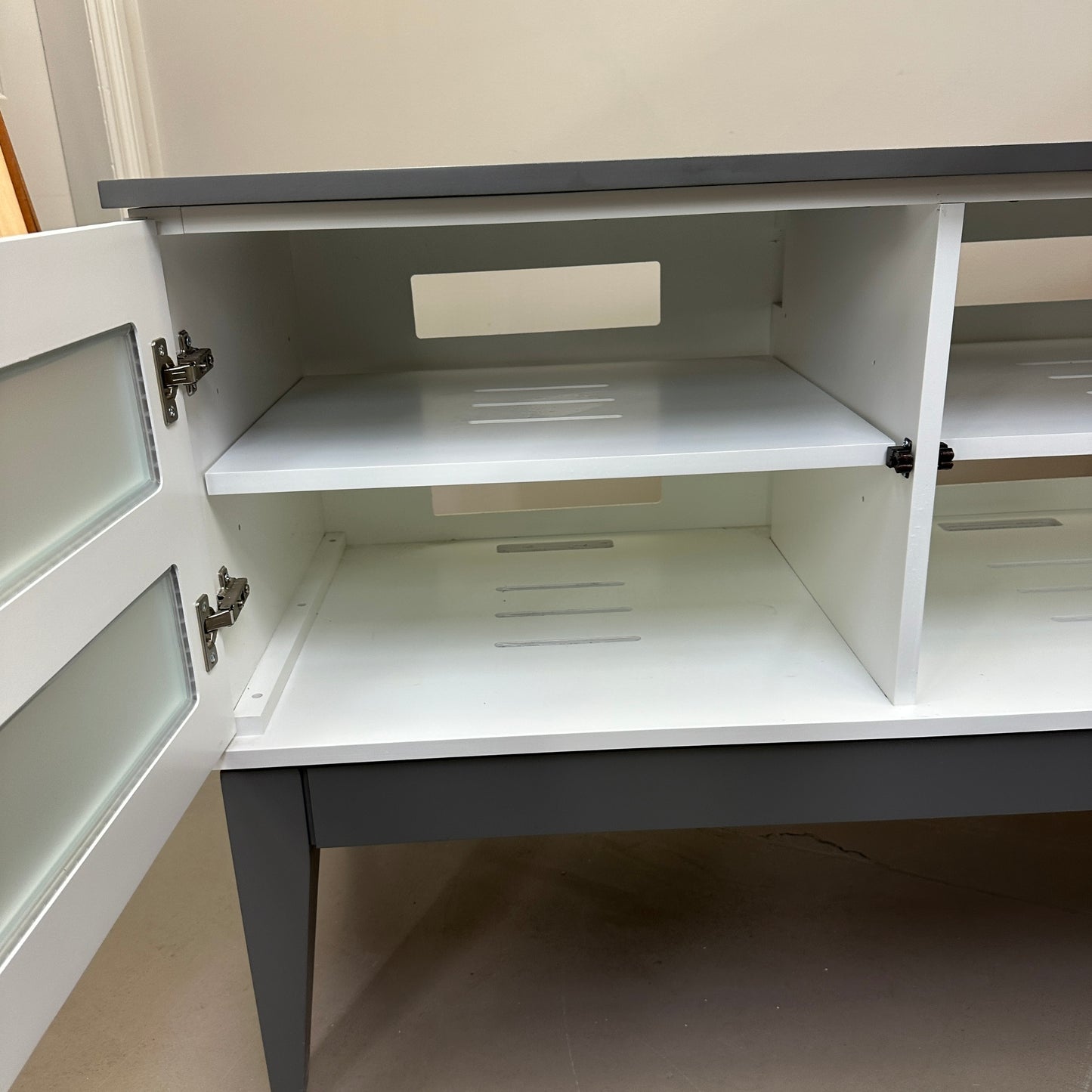 Grey & White Modern Sideboard