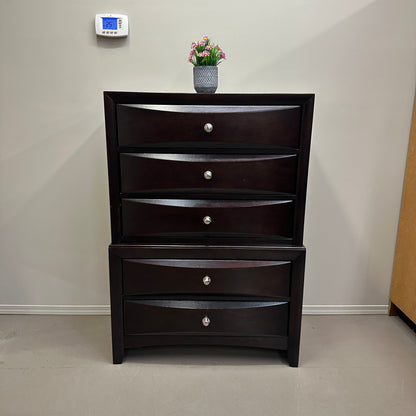 Baxton Modern Highboy Dresser