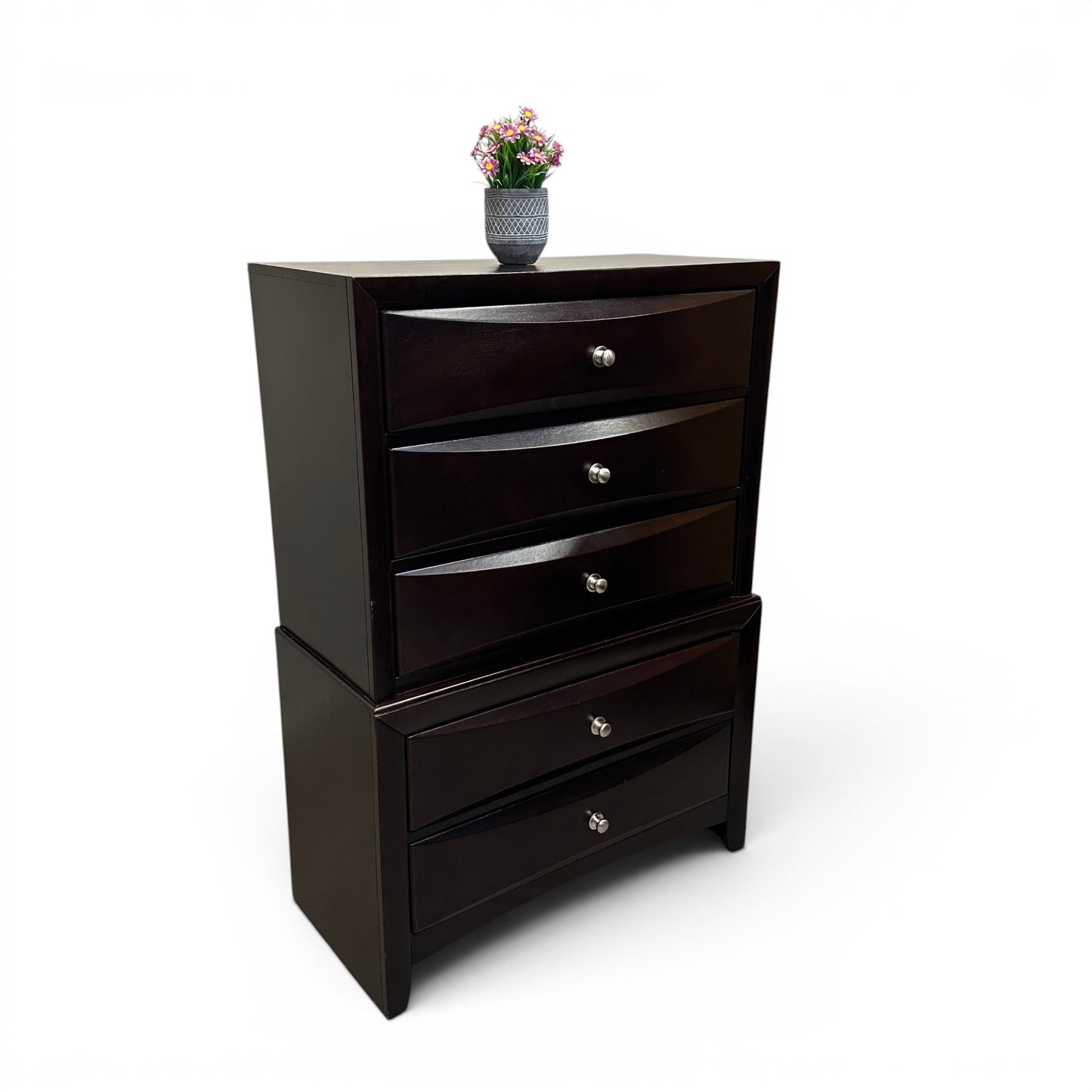 Baxton Modern Highboy Dresser