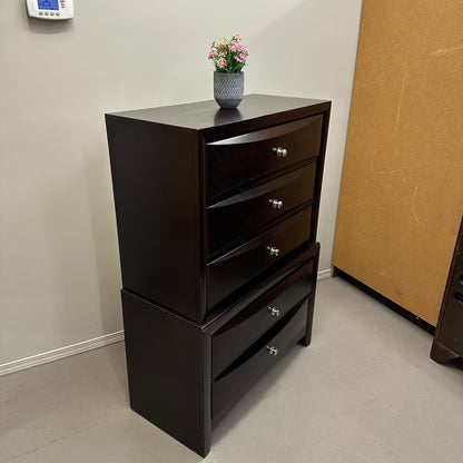 Baxton Modern Highboy Dresser