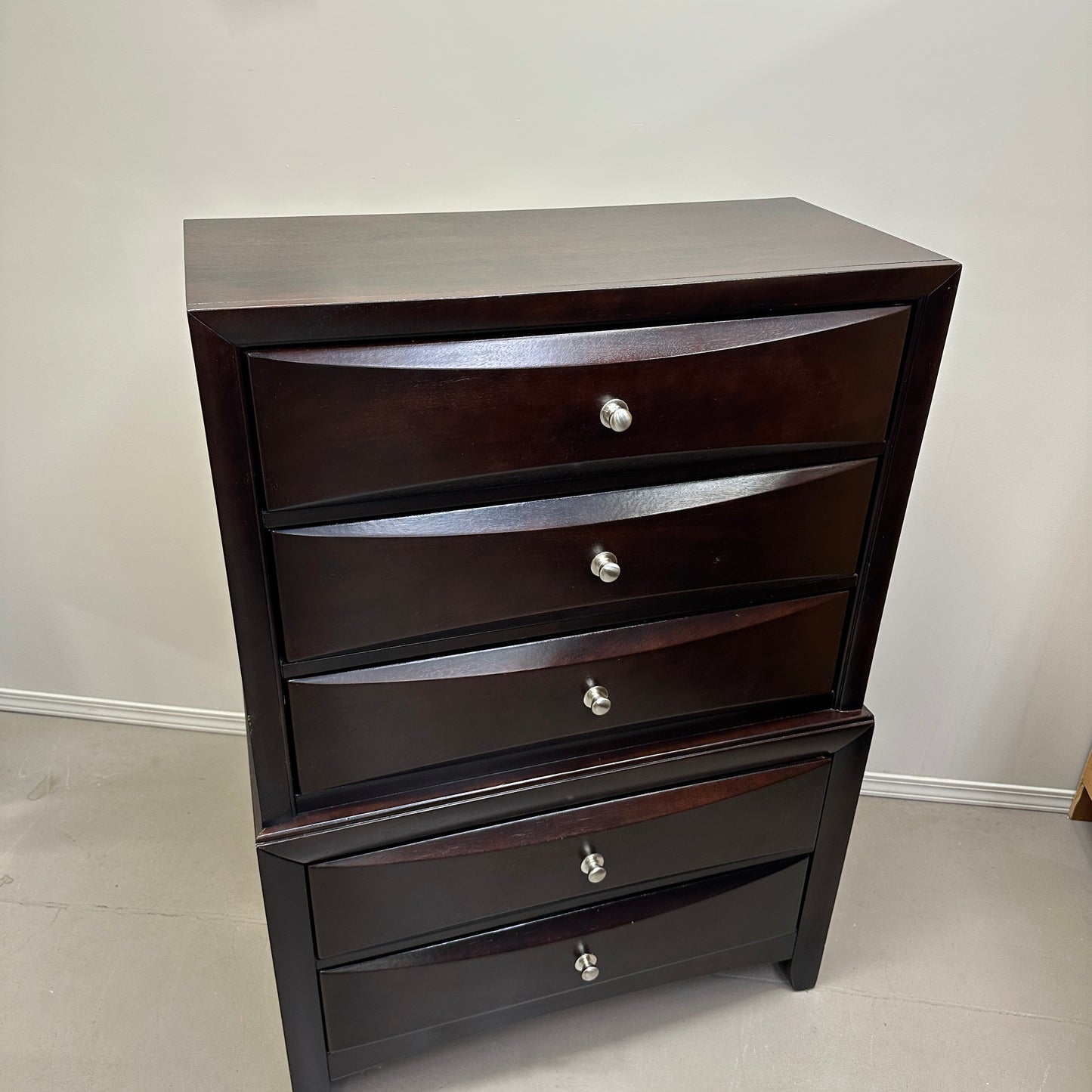 Baxton Modern Highboy Dresser