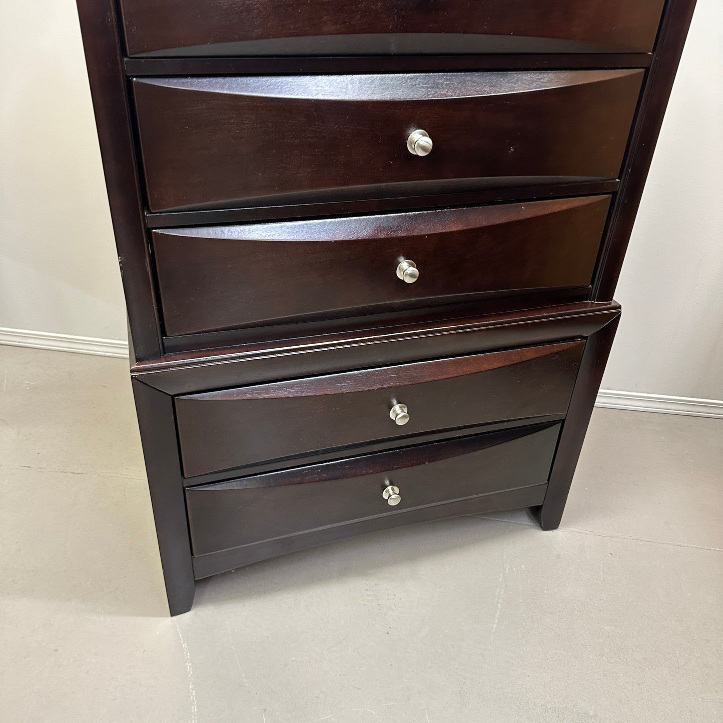 Baxton Modern Highboy Dresser
