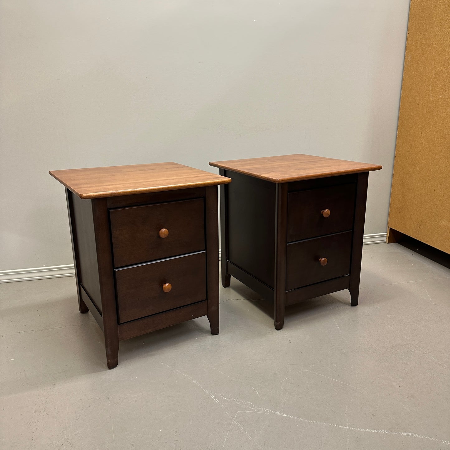 Nadeau Solid Wood Nightstands (x2)
