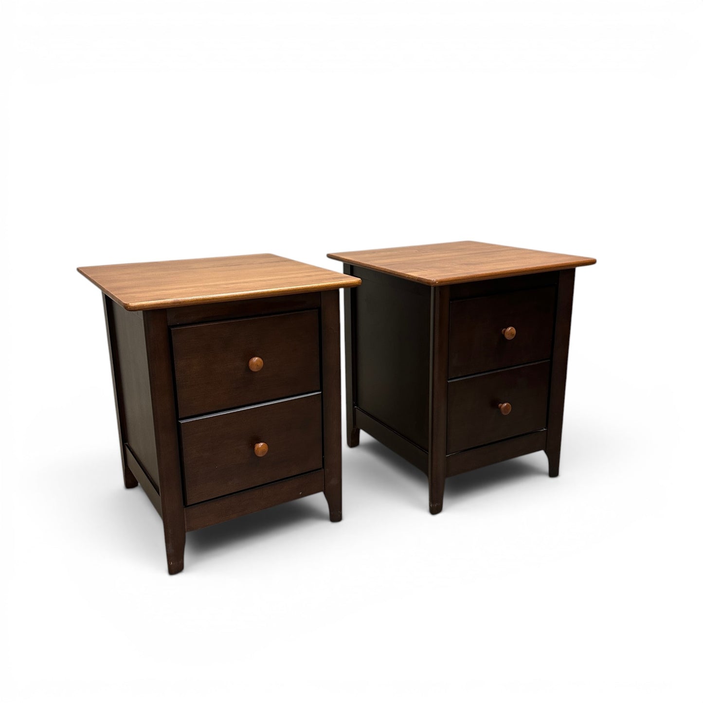Nadeau Solid Wood Nightstands (x2)