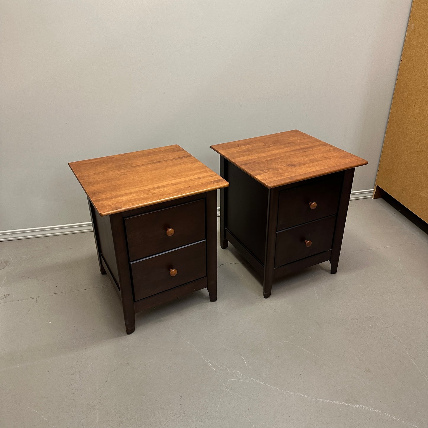 Nadeau Solid Wood Nightstands (x2)