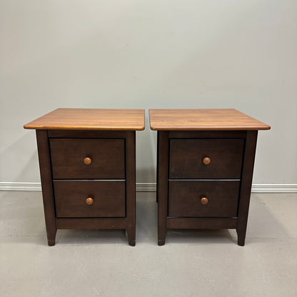 Nadeau Solid Wood Nightstands (x2)
