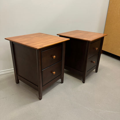 Nadeau Solid Wood Nightstands (x2)