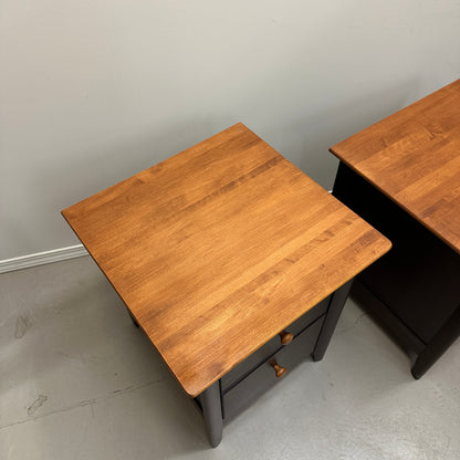 Nadeau Solid Wood Nightstands (x2)