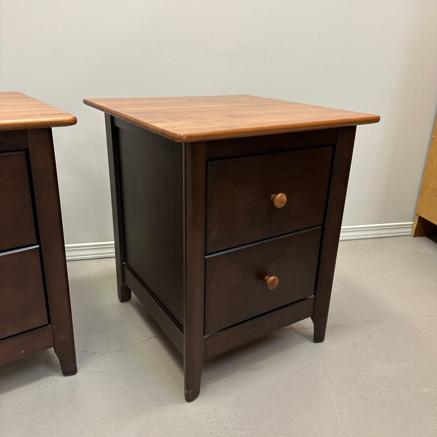Nadeau Solid Wood Nightstands (x2)