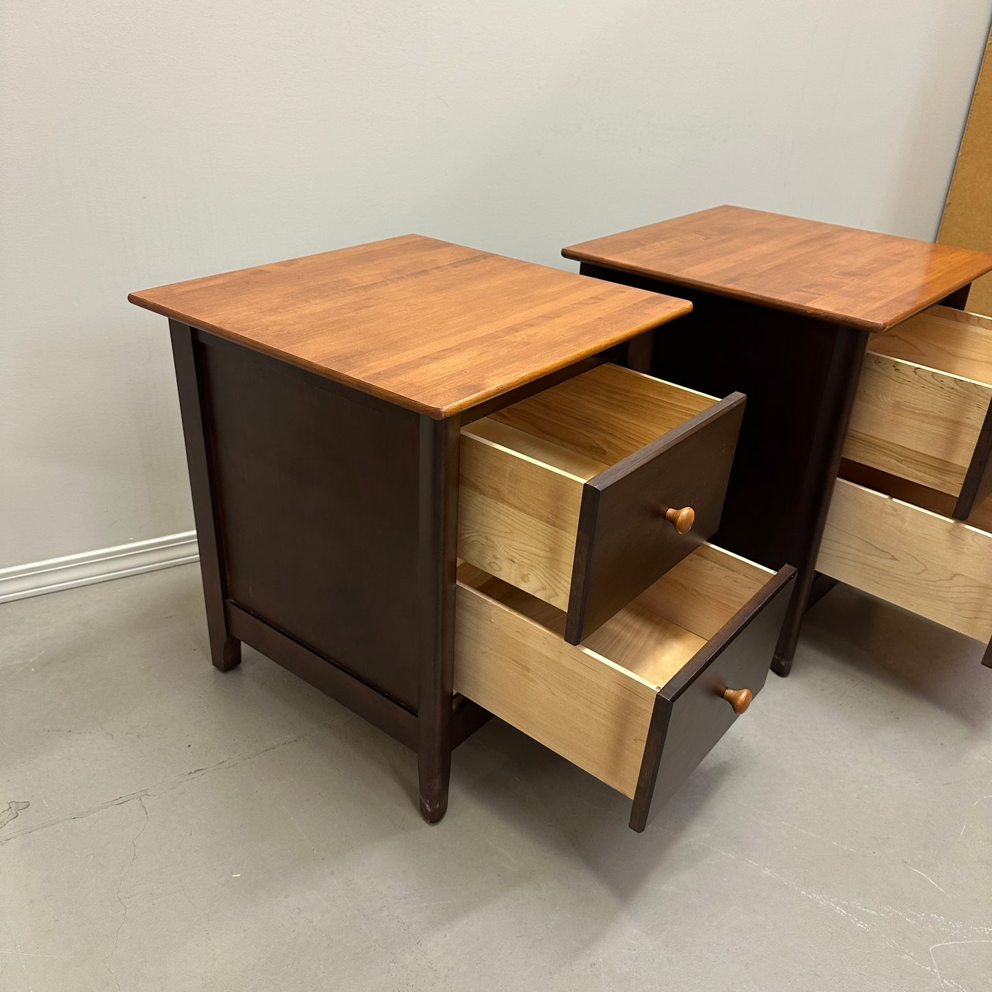 Nadeau Solid Wood Nightstands (x2)