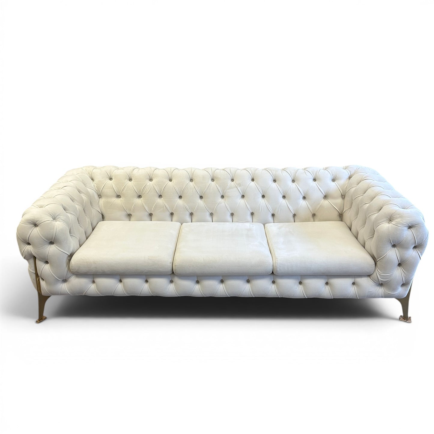Bella Modern Tufted Velvet Sofa