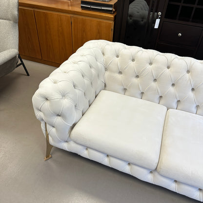 Bella Modern Tufted Velvet Sofa