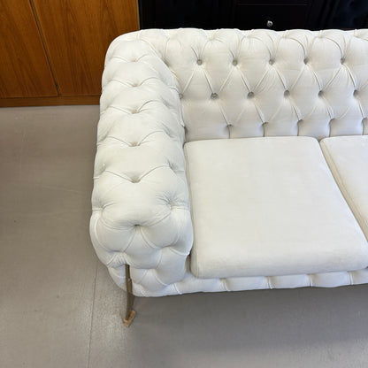 Bella Modern Tufted Velvet Sofa