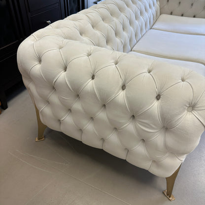 Bella Modern Tufted Velvet Sofa