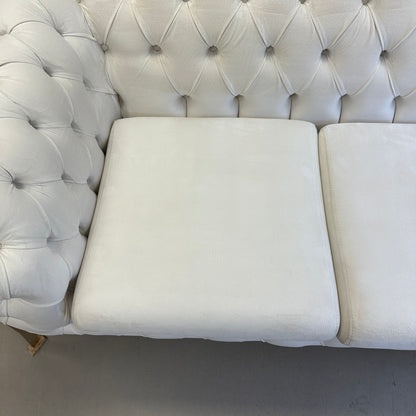 Bella Modern Tufted Velvet Sofa