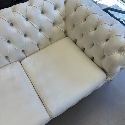 Bella Modern Tufted Velvet Sofa