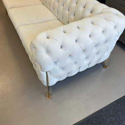 Bella Modern Tufted Velvet Sofa