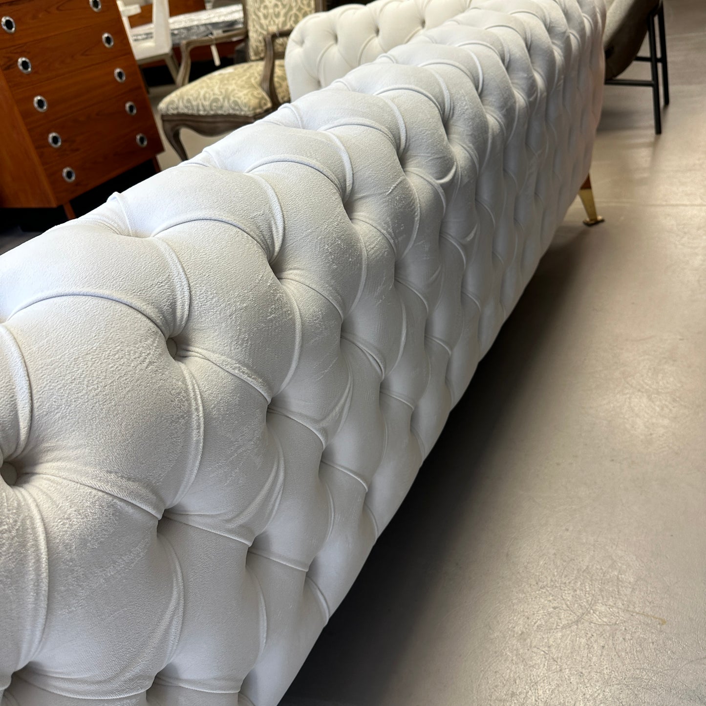 Bella Modern Tufted Velvet Sofa