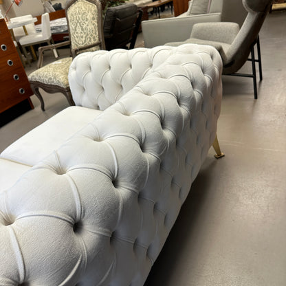 Bella Modern Tufted Velvet Sofa