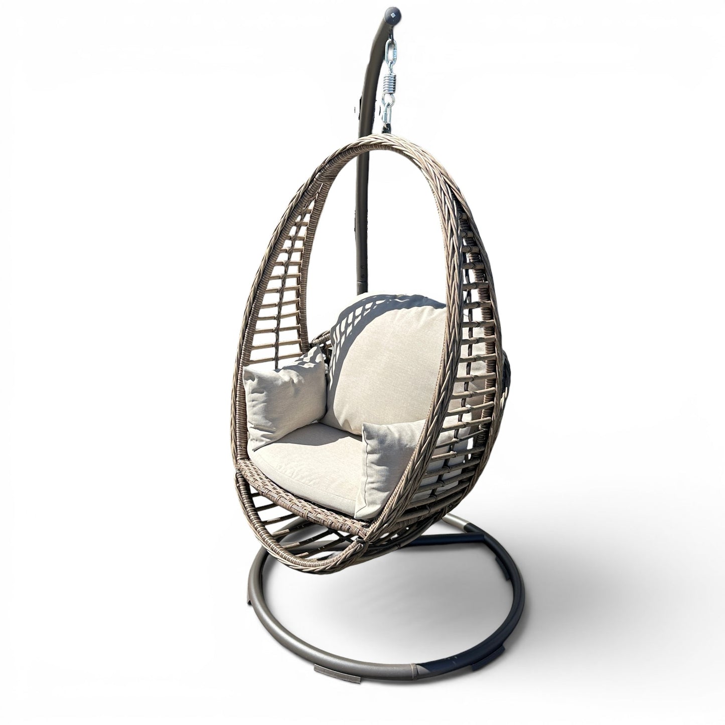 Braided Woven Egg Patio Swing