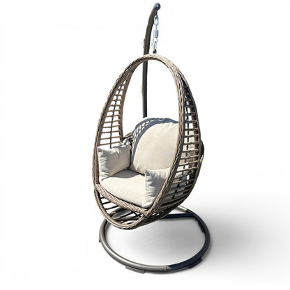 Braided Woven Egg Patio Swing