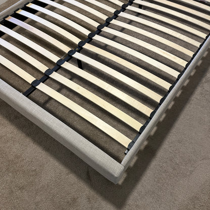 Upholstered Platform Bed - Queen Size