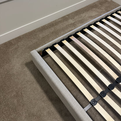 Upholstered Platform Bed - Queen Size